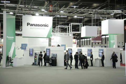 Panasonic booth at ITS 2015 (Photo: Business Wire)