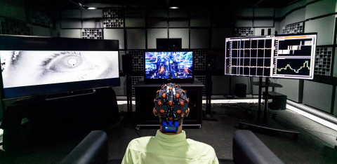 A Dolby scientist participates in biophysical research in the Sensory Immersion Lab at Dolby Laboratories new headquarters in San Francisco. (Photo: Business Wire) 