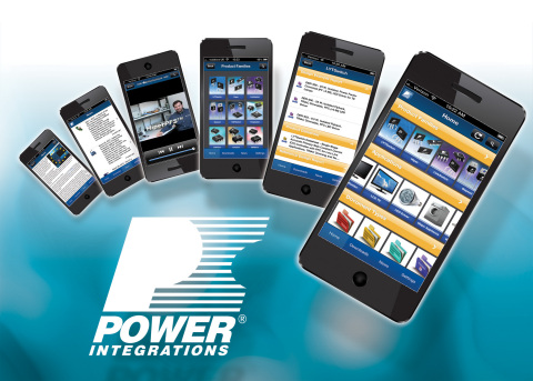 PI Databook应用是整套Power Integrations技术文档的全面移动化实现，使工程师能够从任何基于iOS或Android(TM)平台的平板电脑和智能手机来访问技术数据和视频资料。（照片：美国商业资讯） 