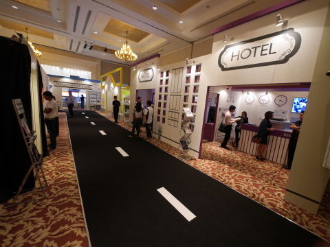Hotel Zone at Panasonic Solutions Expo in Myanmar (Photo: Business Wire)