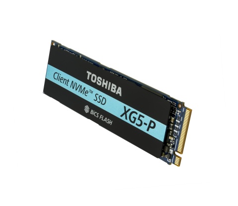 东芝存储器株式会社：NVMe(TM)客户端SSD高端型号XG5-P系列（照片：美国商业资讯） 