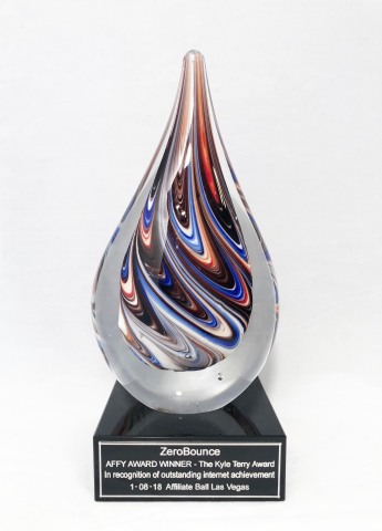 ZeroBounce獲得2018年Affiliate Summit 的Affy獎（照片：美國商業資訊） 