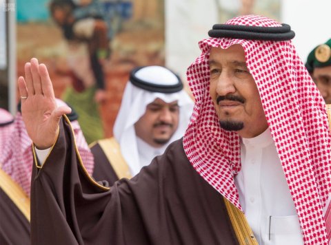 Salman bin Abdulaziz Al Saud国王于2018年2月26日正式宣布第一届利雅得国际人道主义论坛开幕（照片：AETOSWire）