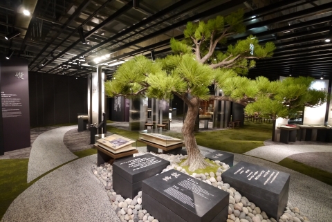 Inside the Konosuke Matsushita Museum: visitors can learn about Konosuke Matsushita's management and life philosophies (Photo: Business Wire)