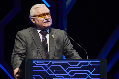 特邀嘉宾Lech Wałęsa（照片：AETOSWire）