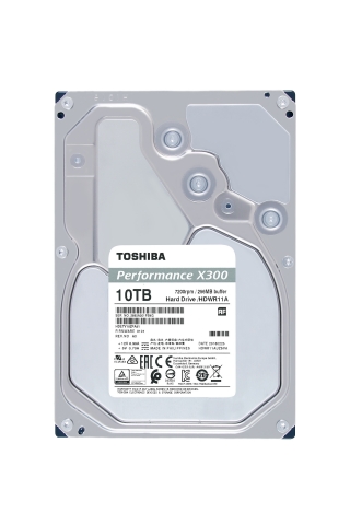 東芝：X300系列高效能硬碟(X300 Performance Hard Drives)最大儲存容量高達10TB，適用於創造性應用和專業應用。（照片：美國商業資訊） 