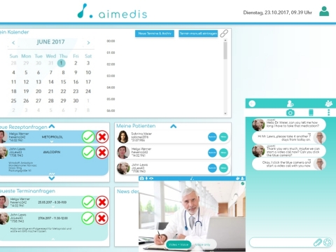 Aimedis病患醫療平臺（圖片：美國商業資訊）