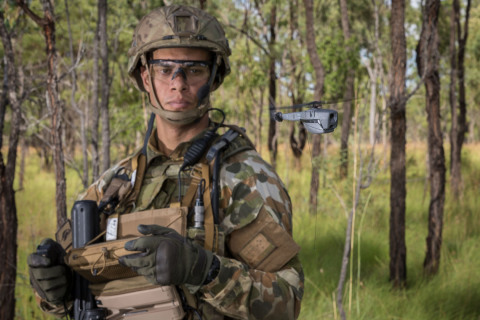 澳大利亚国防部使用新推出的FLIR“黑黄蜂3”。图片提供：澳大利亚国防部