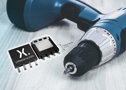 Nexperia 新推出的 LFPAK56 MOSFET 改善了爬电距离与电气间隙，并且符合 UL2595 标准 (照片：美国商业资讯) 
