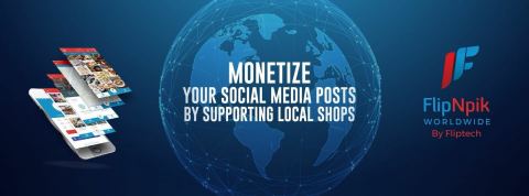 在社群媒體貼文支持當地商店以賺取收益。（圖片：美國商業資訊） 