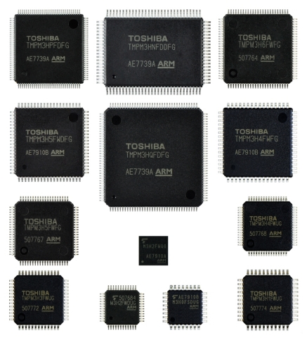 東芝：採用Arm Cortex-M3核心的「M3H 族」微控制器。（照片：美國商業資訊） 
