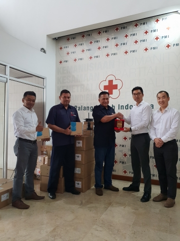Hytera delivered communications supplies to PMI in Jakarta (Photo: Business Wire)