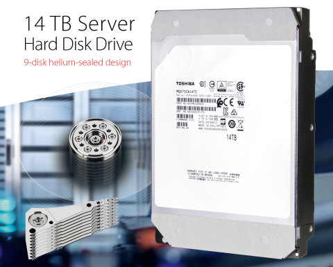 Toshiba: Enterprise capacity 14TB and 12TB helium-sealed SAS HDD models 