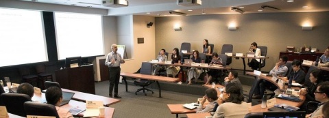 Dr. Donald Keim with participants from the 2018 WRDS Advanced Research Scholar Program (Photo: Business Wire)