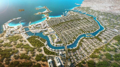 The AlJurf Masterplan, situated along the beautiful coastline of Sahel Al Emarat between Abu Dhabi and Dubai (Photo: AETOSWire)
