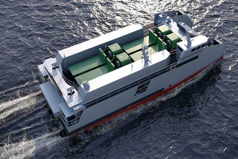 CNIM的L-CAT®岸到岸兩棲登陸艇：兼具速度和載荷能力（照片：CNIM）