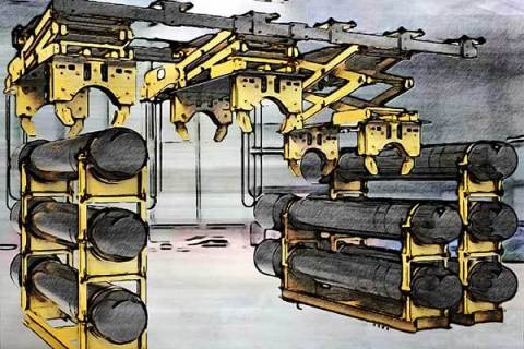 Torpedo handling system - © CNIM