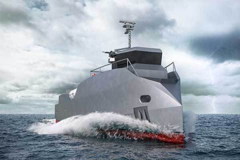 CNIM's LCX can accommodate anti-submarine and mine warfare detachments to support reconnaissance, identification and threat-neutralisation. Copyright CNIM