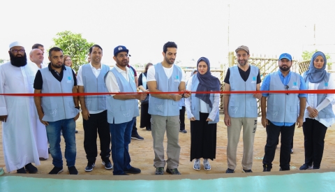 Sheikh Sultan bin Ahmed Al Qasimi, humanitarian envoy of the foundation and chairman of SMC inaugurated the hospital last Friday. (Photo: Business Wire)