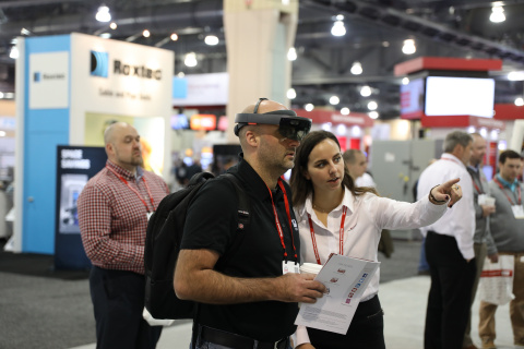 Attendees learn about the new technologies that will change manufacturing and production including artificial intelligence, augmented reality, wearables and other disruptive technologies at Automation Fair 2018 hosted by Rockwell Automation. (Photo: Business Wire)