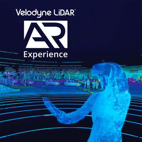 Velodyne的擴增實境示範讓參觀者可以體驗自動駕駛汽車如何「看世界」。 （圖片：美國商業資訊） 
