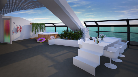 “Massive Suite”海上阳台（照片：美国商业资讯）