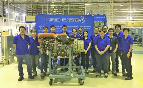 TurbineAero亚洲维修APU作业团队（照片：美国商业资讯）