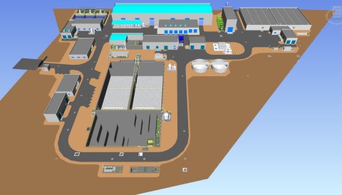 Provisur Seawater Desalination Plant architectural drawing (Graphic: Business Wire)