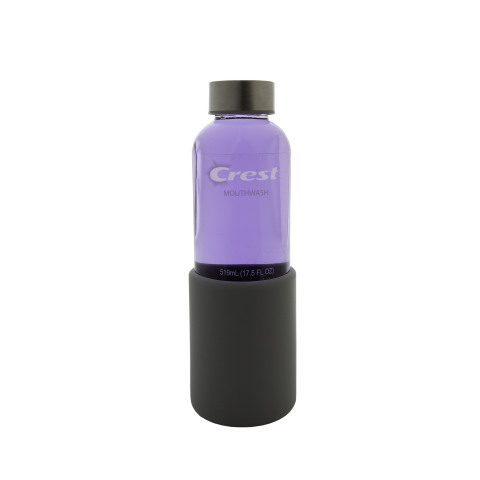 Crest is driving sustainability in Oral Care through new Crest Platinum mouthwash, a unique formula that delivers fresh breath and stain prevention in a sustainable, refillable glass bottle. (Photo: Business Wire)