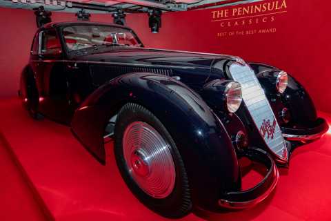 1937年阿尔法罗密欧 (Alfa Romeo) 8C 2900B Berlinetta在半岛经典出类拔萃大奖中夺得桂冠 (图片来源: Jana Call me J) 