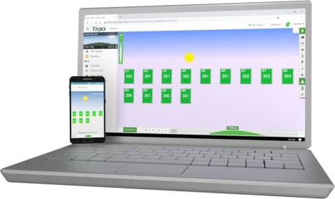 Tigo's SMART Website system analytics track energy production, send alerts, and proactively suggest maintenance actions to keep PV systems operating at maximum efficiency. (Photo: Business Wire)