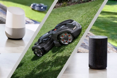 Husqvarna Automower 435X AWD與Amazon Alexa和Google Home相容（照片：美國商業資訊） 