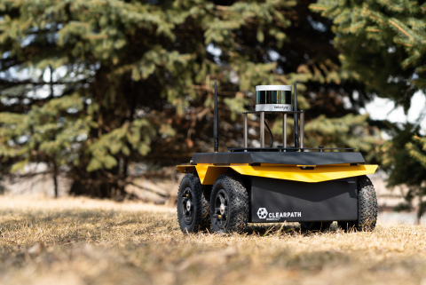 Clearpath的機器人解決方案採用Velodyne最先進的雷射雷達技術，該技術擁有業界領先的解析度、距離和視野。（照片：美國商業資訊） 