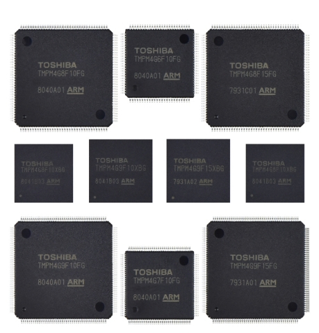 Toshiba: The M4G Group (1) microcontrollers based on the Arm(R) Cortex(R)-M4 core with FPU (Photo: Business Wire)