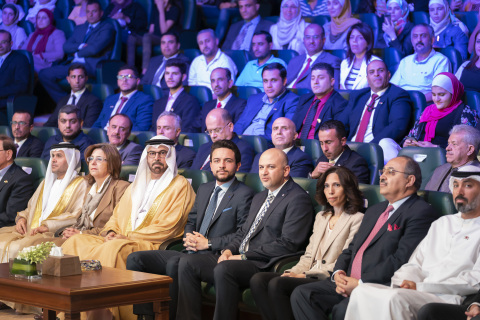 在约旦王储Al Hussein bin Abdullah II殿下和阿联酋内阁事务和未来部长Mohammed bin Abdullah Al Gergawi阁下的支持和见证下，“一百万约旦编码员”计划正式启动（照片：AETOSWire）