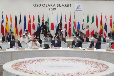 G20大阪高峰會工作午餐（照片：美國商業資訊）