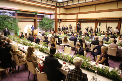 G20大阪峰会领导人晚餐（照片：美国商业资讯）