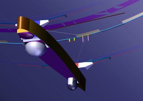 CAD image of the nacelle below the aerostat (Photo: CNIM)