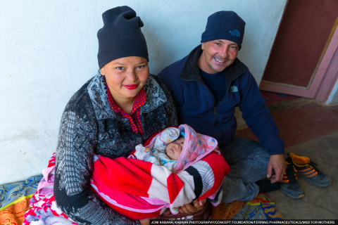 Nepal: Due to postpartum haemorrhage (PPH), Tulasi was rushed to have emergency blood transfusions after childbirth. Her husband Dinesh felt helpless, but thankfully she recovered. (Photo: Business Wire)