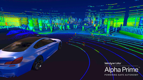 Velodyne Alpha Prime™是在推動自動駕駛車輛和機器人產業進步方面向前邁出的重要一步（照片：Velodyne Lidar）