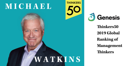 《关键领导90天》和《掌握你的下一步》作者迈克尔·沃特金斯被评为全球最具影响力的商业思想家之一。（照片：美国商业资讯）