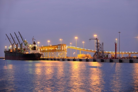 Saudi Arabia’s Rais Al Khair Industrial Port (Photo: AETOSWire)