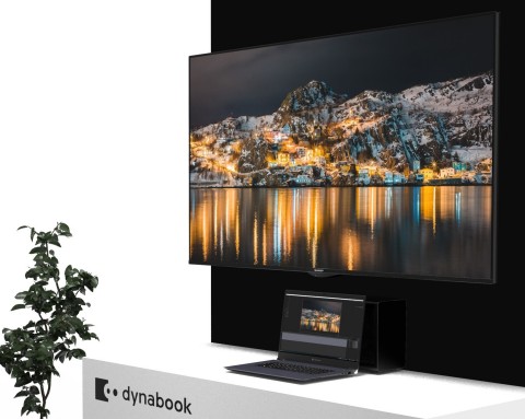 Sharp’s new dynabook 8K video editing PC system provides a compact, portable platform for the display and editing of ultra-HD 8K materials. (Photo: Business Wire)