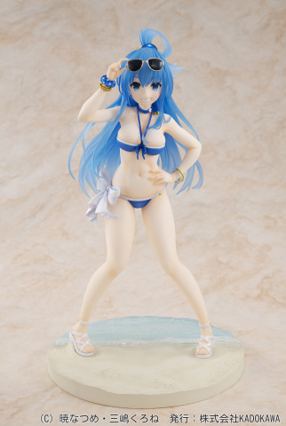 “Konosuba: GOD’S BLESSING ON THIS WONDERFUL WORLD!” Aqua: Light Novel Swimsuit Ver. 1/7 Scale Figure, KADOKAWA Special Set (Price: 18,150 yen) *These images are only samples. Please be aware that actual products may differ from these images. (Photo: Business Wire)
