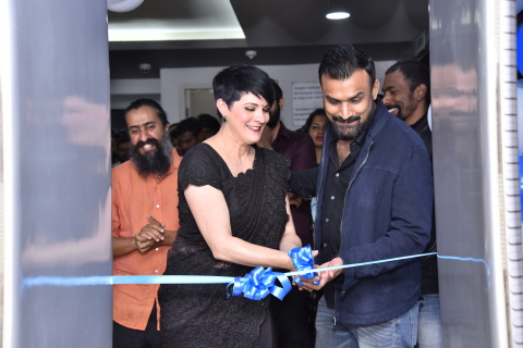 PTW opens the new India flagship studio in Bangalore. From left: Sijo Jose, Regional President, North America and India; Deborah Kirkham, CEO; and Kasturi Rangan, Chief Product Officer. (Photo: Business Wire)