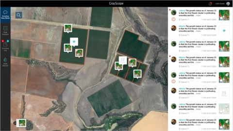 圖2：針對農戶的農場管理和資訊密集型入口網站（圖片：美國商業資訊） 