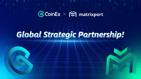 CoinEx and Matrixport announce global partnership to provide better service to users. (Graphic: Business Wire)