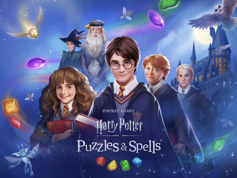 来自Zynga的《Harry Potter: Puzzles & Spells》（图示：美国商业资讯）