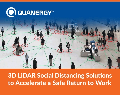 加快安全復工的3D LiDAR社交距離解決方案（照片：美國商業資訊） 