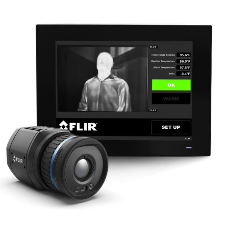 FLIR Systems为华盛顿特区的五角大楼访客中心安装了其EST筛查系统。该公司的综合EST筛查解决方案搭载了FLIR A700红外热像仪，并用于筛查访客的皮肤温度是否升高或高于预期，以帮助遏制COVID-19传播。（照片：美国商业资讯）